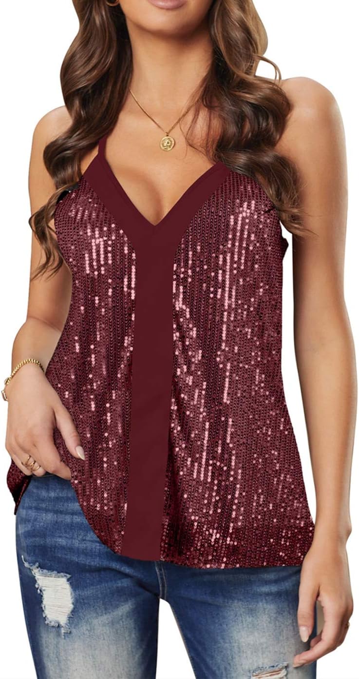 トップス theredthread fur sequins camisole Collection Sequined Camisole For Women | J.Crew